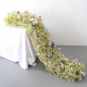 LUXE Babysbreath Table Runner - 79 Inches
