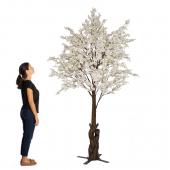 10FT Tall Large Fake Cherry Blossom Bloom Tree - White - Interchangeable Branches!