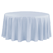 120" Round 200 GSM Polyester Tablecloth - Dusty Blue