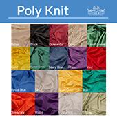 50ft Poly Knit Cloth Drape Panel w/ Sewn Rod Pocket (IFR) by Eastern Mills