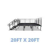 Steel Stage Full Package – 20ft x 20ft Platform