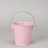 Decostar™ "Metal Pail Bucket 4¼"" -  24 Pieces - Pink