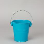 Decostar™ "Metal Pail Bucket 4¼"" -  24 Pieces - Turquoise