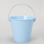 Decostar™ Metal Pail Bucket 5½ "- Blue - 12 Pieces
