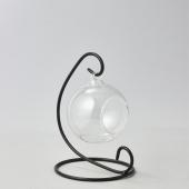 Decostar™ Metal Stand with Glass Globe - 6" - 12 Pieces