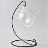 Decostar™ Metal Stand with Glass Globe - 10" - 12 Pieces