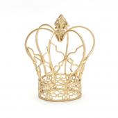 Decostar™ Metal Wire Crown Stand 7¾" - Gold