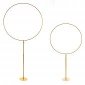 DECOSTAR™ 2 Piece Metal Hoop Frame Set - Gold