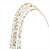 Decostar™ Glittered Hanging Berry Spray 36 ½" - 48 Pieces - Gold