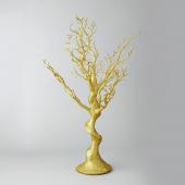 Decostar™ Manzanita Centerpiece Wishing Tree 29"  - 6 Pieces - Gold