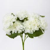 Decostar™ Artificial Hydrangea Bouquet 22" White