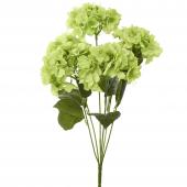 Artificial Hydrangea Bouquet 22½" Apple Green