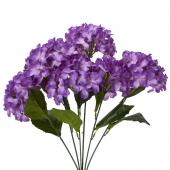 Decostar™ Artificial Hydrangea Bouquet 22½" Purple