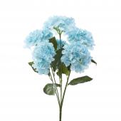 Artificial Hydrangea Bouquet 22½" Turquoise