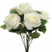 Decostar™ Open Cottage Rose 17 x 10" White