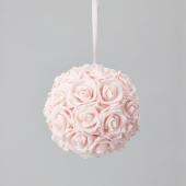 Decostar™ Foam Rose Ball 8"  - 12 Pieces - Pink
