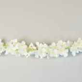 Decostar™ Artificial Flower Garland 80"  White