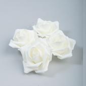 Decostar™ Foam Rose 2" - 12 Roses - Ivory