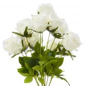 23" White Artificial Flower Bouquet