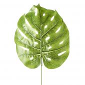 Decostar™ Artificial Monstera Leaves - (12 Pieces) - 12" x 27" Light Green