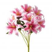 Artificial Lily Flowers Pink