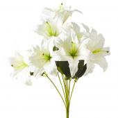 Artificial Lily Flowers White
