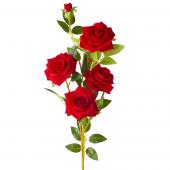 Artificial Rose Flowers - 36" Red