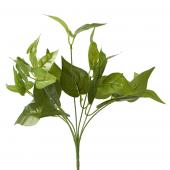 Decostar™ Artificial Philodendron Leaf Bunch - Green - 14" - 48 Pieces