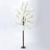 Artificial Hydrangea Tree - 69" - White