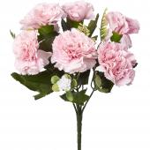 Artificial Carnation Flower Bunch - Pink