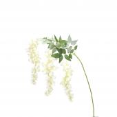 Artificial Abutilon Pictum Flower 43" White