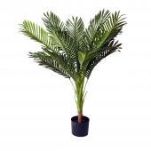 DECOSTAR™ 40in Artificial Areca Plant with Pot - Black