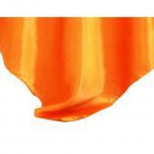 Sleek Satin Tablecloths 54" Square - Orange