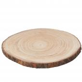 DECOSTAR™ 18in Natural Wood Slices - Brown