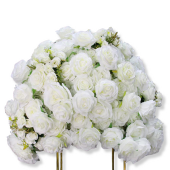 LUXE White Rose Table Centerpiece - 28 Inches