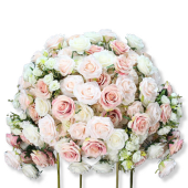 LUXE Pink Rose Table Centerpiece - 28 Inches