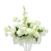 LUXE White Hyacinth Table Centerpiece - 18 Inches