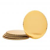 Decostar™ Foil Covered Cake Board 10" - 6 Pieces  - Gold