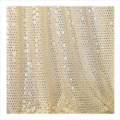 Decostar™ Ivory Economy Sequin Knit Fabric - 10yds x 44" wide