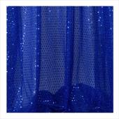Decostar™ Royal Blue Ecconomy Sequin Knit Fabric - 10yds x 44" wide