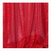 Decostar™ Red Economy Sequin Knit Fabric - 10yds x 44" wide