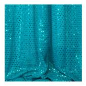 Decostar™ Turquoise Ecconomy Sequin Knit Fabric - 10yds x 44" wide