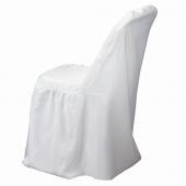 Economy Polyester Banquet Chair Cover - White