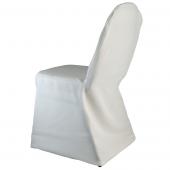 Economy Polyester Banquet Chair Cover - Ivory