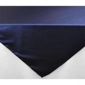 Sleek Satin Tablecloths 54" Square - Navy Blue