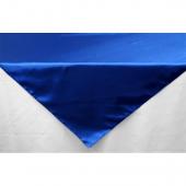 Sleek Satin Tablecloths 54" Square - Royal Blue