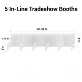 Trade Show Booth Package - 5 "In Line" Trade Show Booths