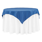 54" Square 200 GSM Polyester Tablecloth / Overlay - Royal Blue