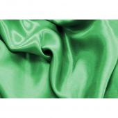 Sleek Satin Tablecloths 72" Square - Kelly Green