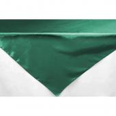 Sleek Satin Tablecloths 54" Square - Emerald Green